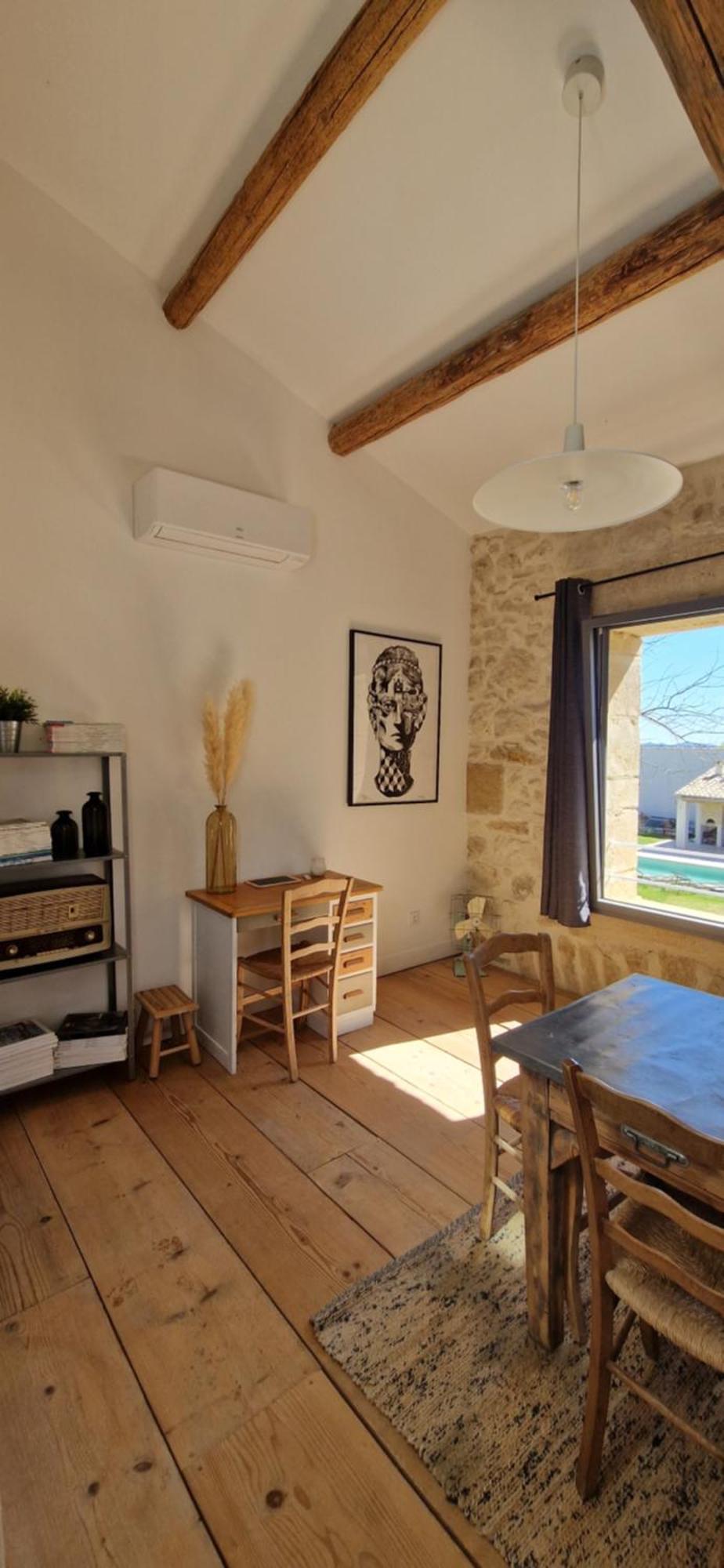 Appartement Dans Un Mas Provencal Renove Saint-Hilaire-dʼOzilhan Esterno foto