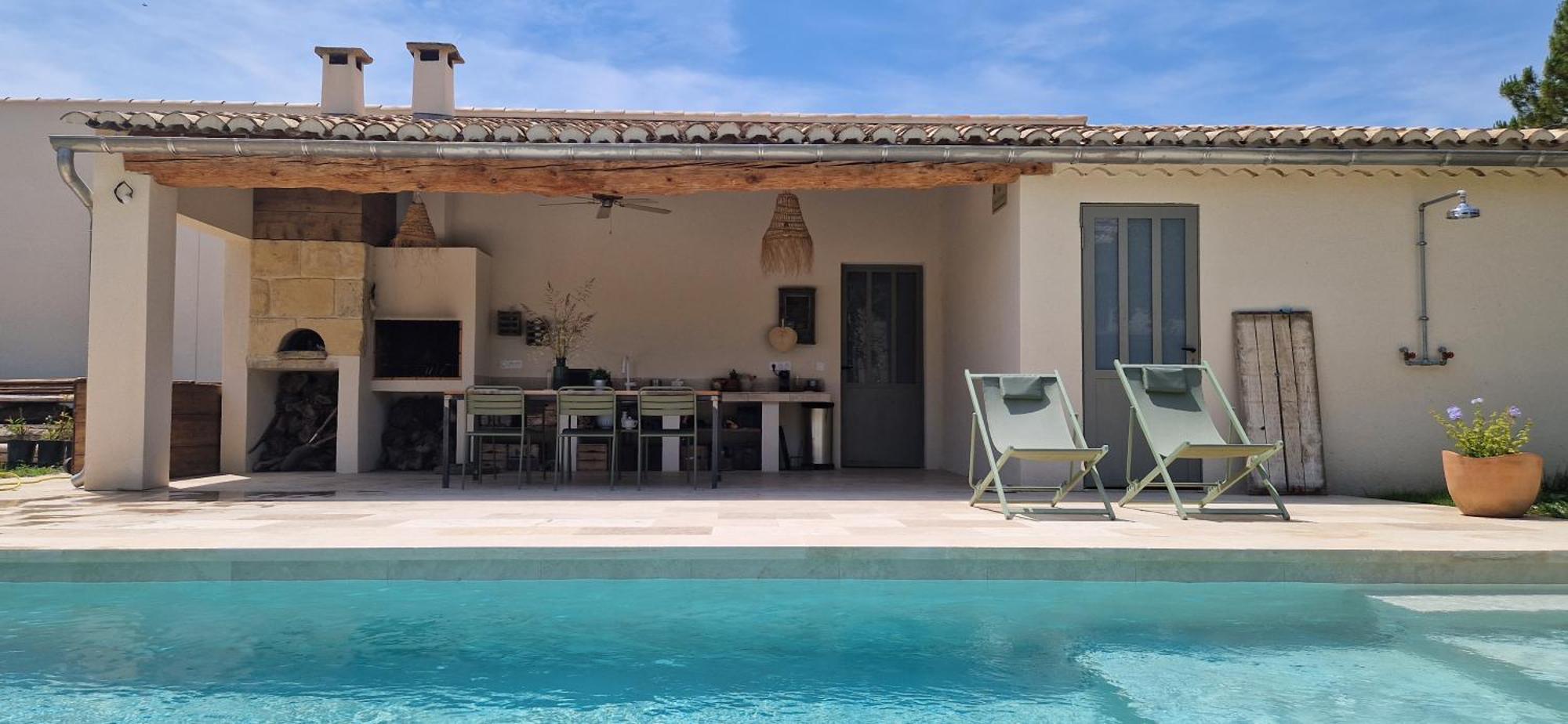 Appartement Dans Un Mas Provencal Renove Saint-Hilaire-dʼOzilhan Esterno foto