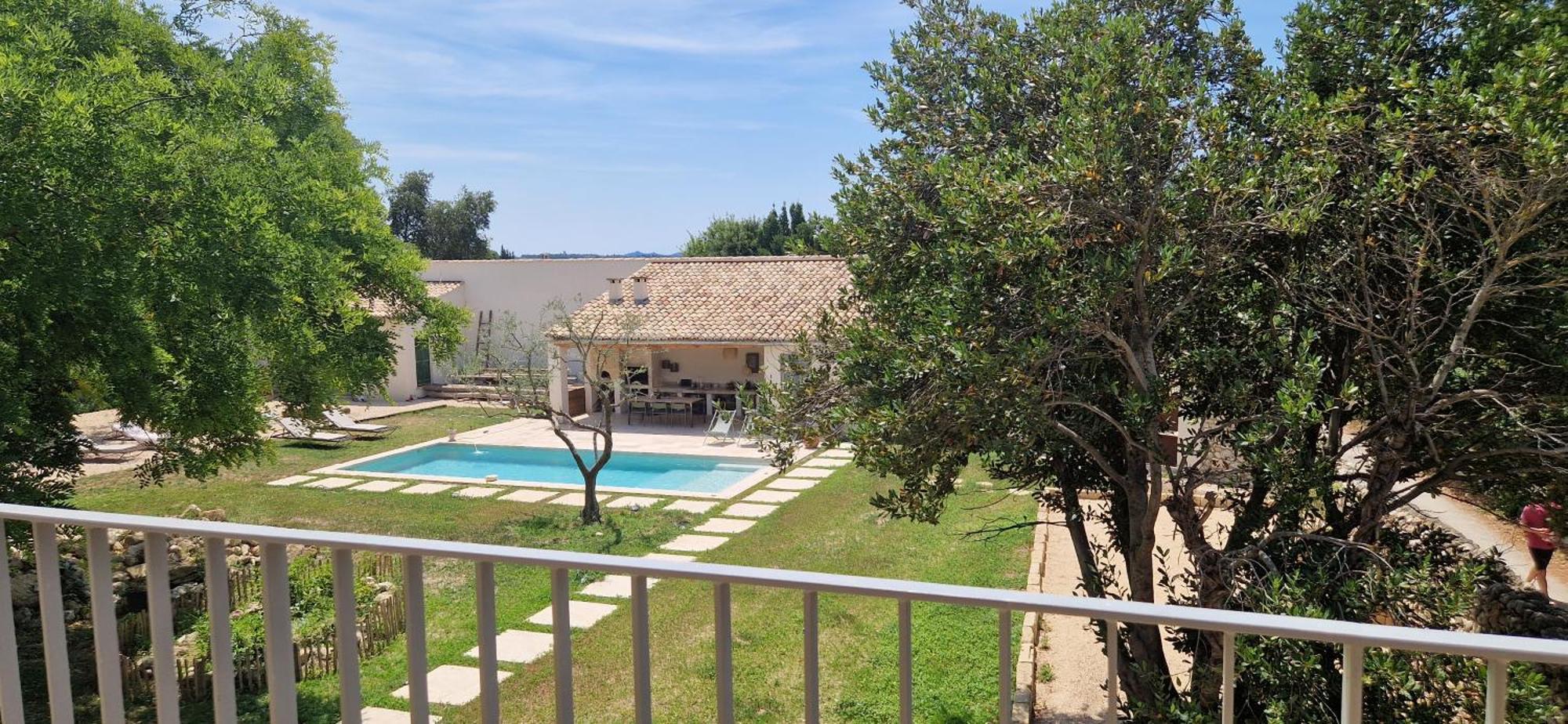 Appartement Dans Un Mas Provencal Renove Saint-Hilaire-dʼOzilhan Esterno foto